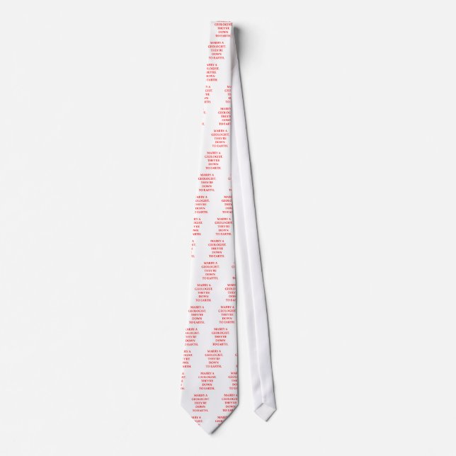 geology neck tie (Front)