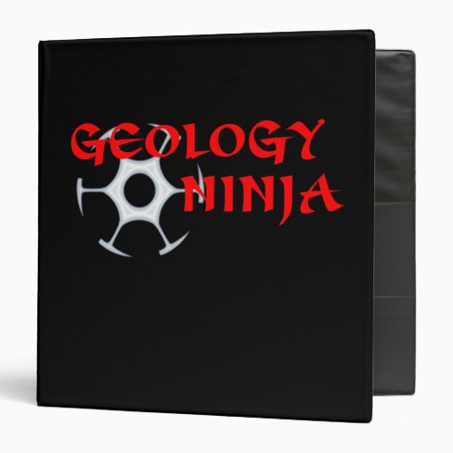 Geology Ninja Binder