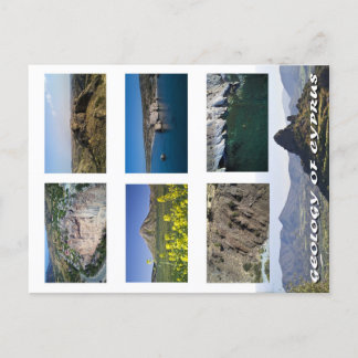 Geology of cyprus postcard