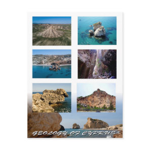 Geology of cyprus postcard