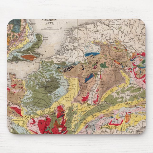 Geology of Europe Mouse Pad (Front)
