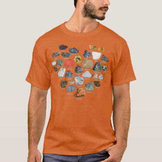 Geology Ores Minerals Gems and Crystals Rock Colle T-Shirt