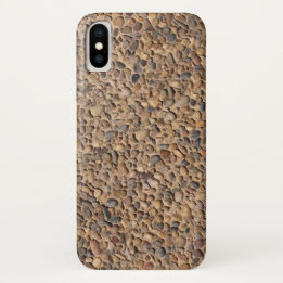 Geology Pebble Stones Nature Photo iPhone X Case