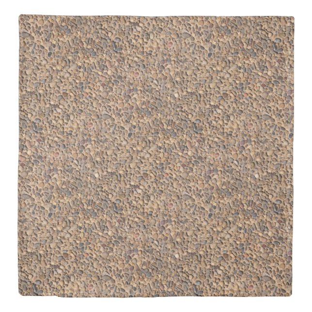 Geology Pebble Stones Photo Duvet Cover (Front)