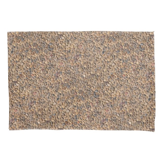 Geology Pebble Stones Photo Pillow Case (Front)