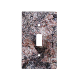 Geology Pinkish Rock Texture Surface Light Switch Cover