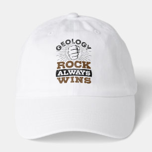 Geology Rock Always Wins Hat