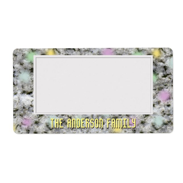 Geology Rock Texture Storage Sticker (Front)