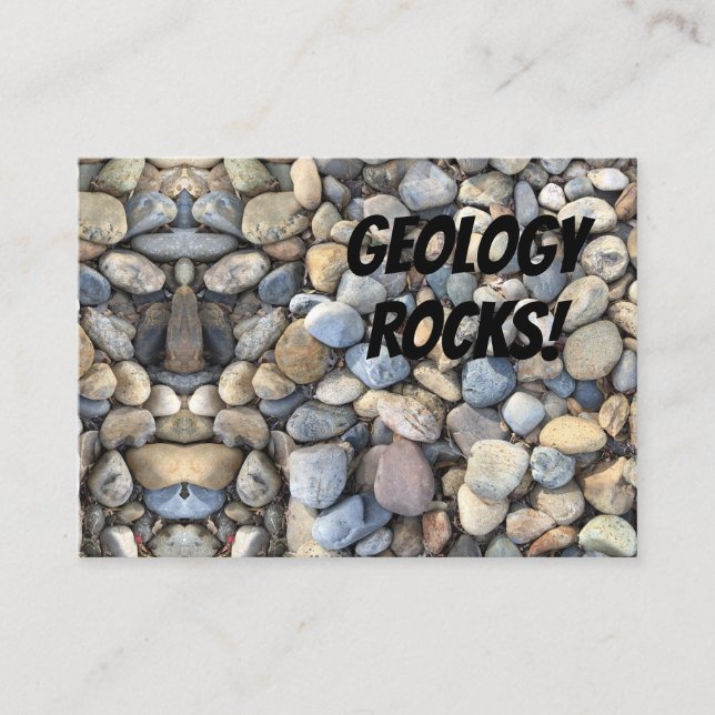 GEOLOGY ROCKS! BUSINESS CARD (Front)