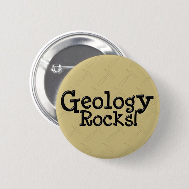 Geology Rocks! Button (Front & Back)