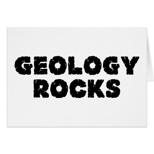 Geology Rocks Cards (Front Horizontal)