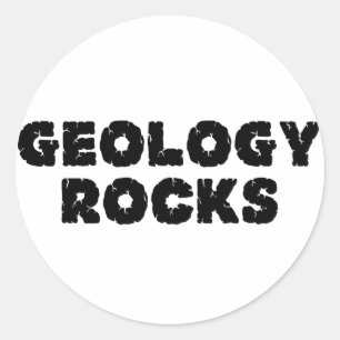 Geology Rocks Classic Round Sticker