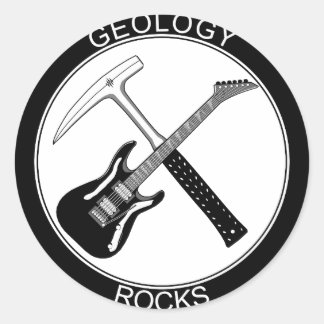 Geology Rocks Classic Round Sticker (S)