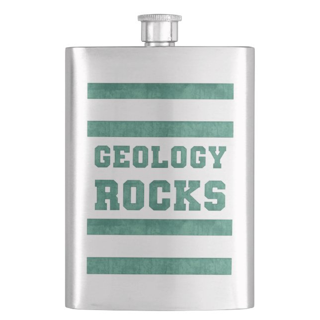 Geology Rocks! Flask (Front)