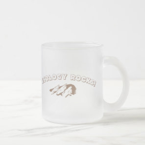 Geology Rocks! Frosted Glass Coffee Mug