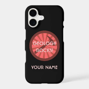 Geology Rocks! Hammer Badge iPhone 17 Case