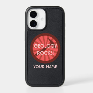 Geology Rocks! Hammer Badge iPhone 17 Case