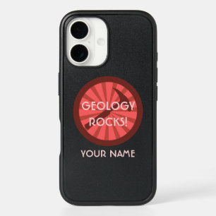 Geology Rocks! Hammer Badge iPhone 16 Case