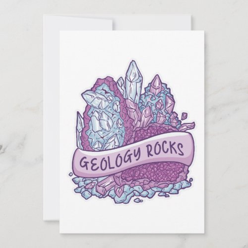 Geology rocks invitation