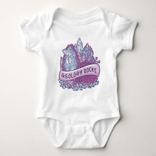 Geology rocks invitation T_Shirt Baby Bodysuit