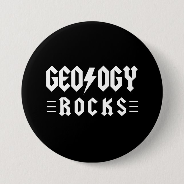 Geology Rocks Pinback Button (Front)