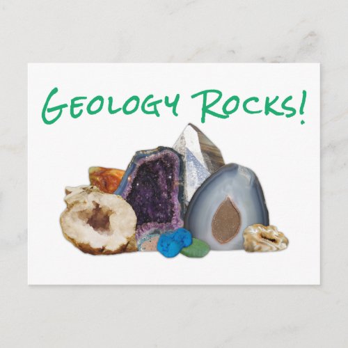 Geology Rocks Postcard
