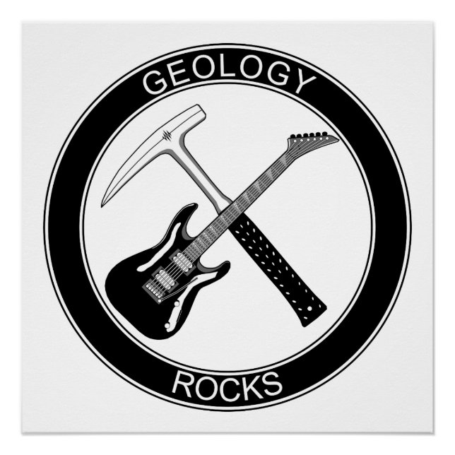 Geology Rocks Poster (Front)