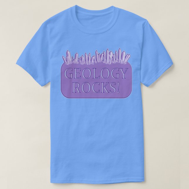 Geology Rocks Quartz T-Shirt (Design Front)