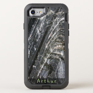 Geology Rough Rock Texture Name OtterBox Defender iPhone SE/8/7 Case