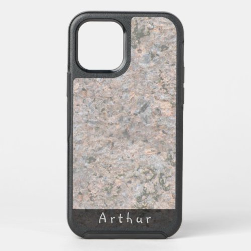 Geology Rough Rock Texture Name OtterBox Symmetry iPhone 12 Pro Case