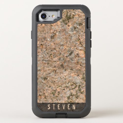 Geology Rough Rock Texture Name OtterBox Defender iPhone SE87 Case