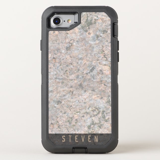 Geology Rough Rock Texture Name Otterbox iPhone Case (Back)