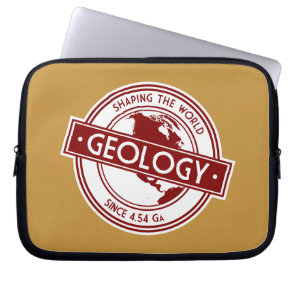 Geology- Shaping the World Badge (North America) Laptop Sleeve