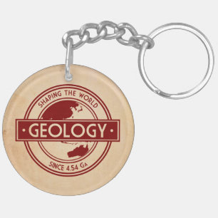 Geology- Shaping the World Logo (Asia/Australia) Keychain