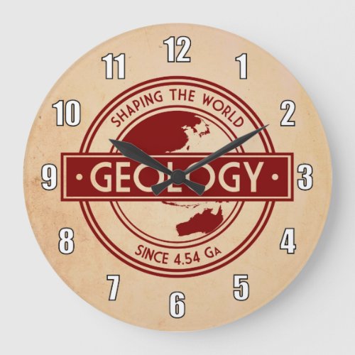 Geology_ Shaping the World Logo AsiaAustralia Large Clock