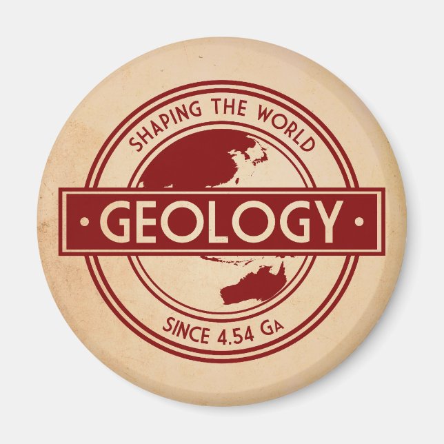 Geology- Shaping the World Logo (Asia/Australia) Magnet (Front)