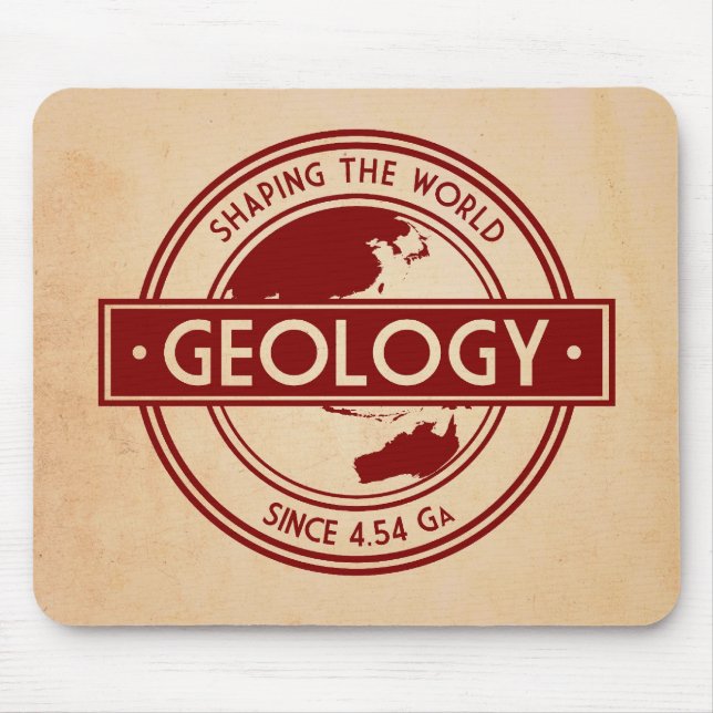 Geology- Shaping the World Logo (Asia/Australia) Mouse Pad (Front)