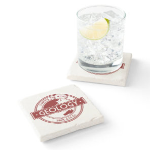 Geology- Shaping the World Logo (Asia/Australia) Stone Coaster