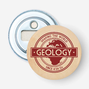 Geology- Shaping the World Logo (Europe) Bottle Opener