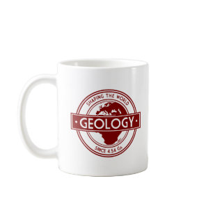 Geology- Shaping the World Logo (Europe) Coffee Mug