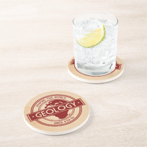 Geology- Shaping the World Logo (Europe) Drink Coaster