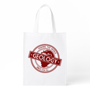 Geology- Shaping the World Logo (Europe) Grocery Bag