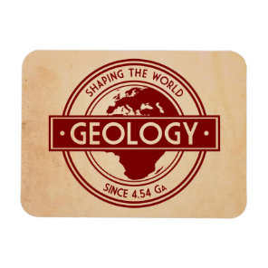 Geology- Shaping the World Logo (Europe) Magnet