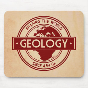Geology- Shaping the World Logo (Europe) Mouse Pad