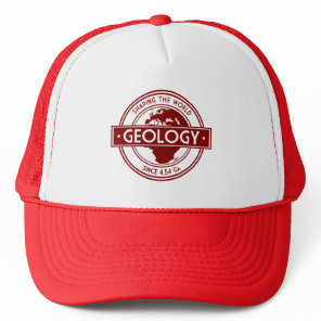 Geology- Shaping the World Logo (Europe) Trucker Hat