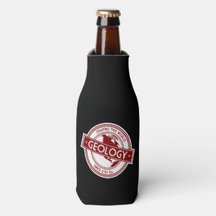 Geology- Shaping the World Logo (North America) Bottle Cooler
