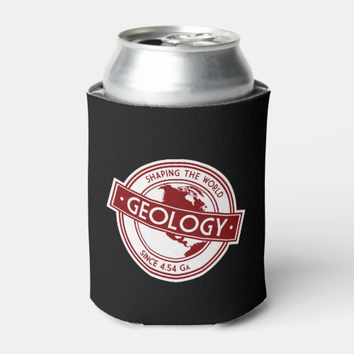 Geology_ Shaping the World Logo North America Can Cooler