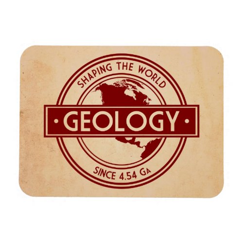 Geology_ Shaping the World Logo North America Magnet