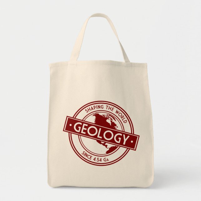Geology- Shaping the World Logo (North America) Tote Bag (Front)