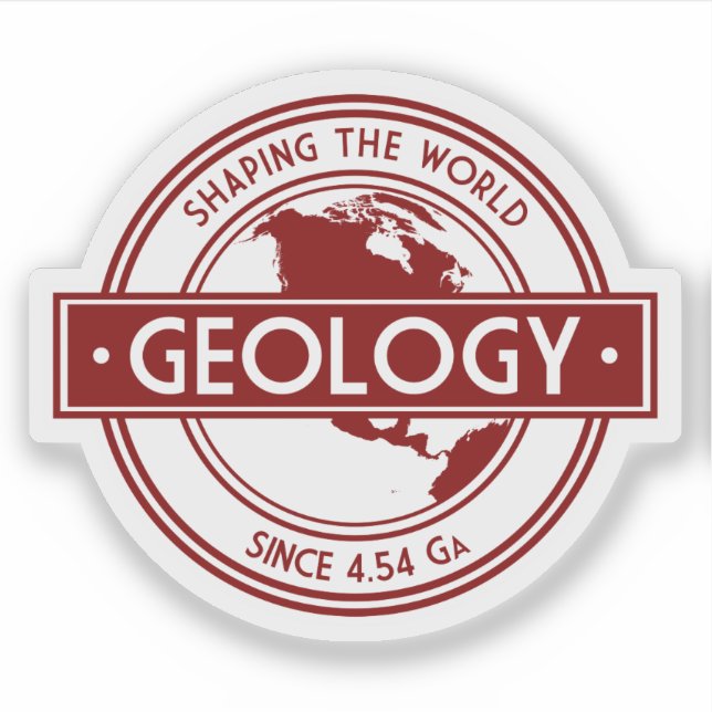 Geology- Shaping the World Since 4.54 Ga (NA Ver.) Sticker (Front)